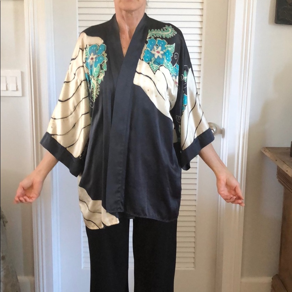 100% Silk Batik jacket